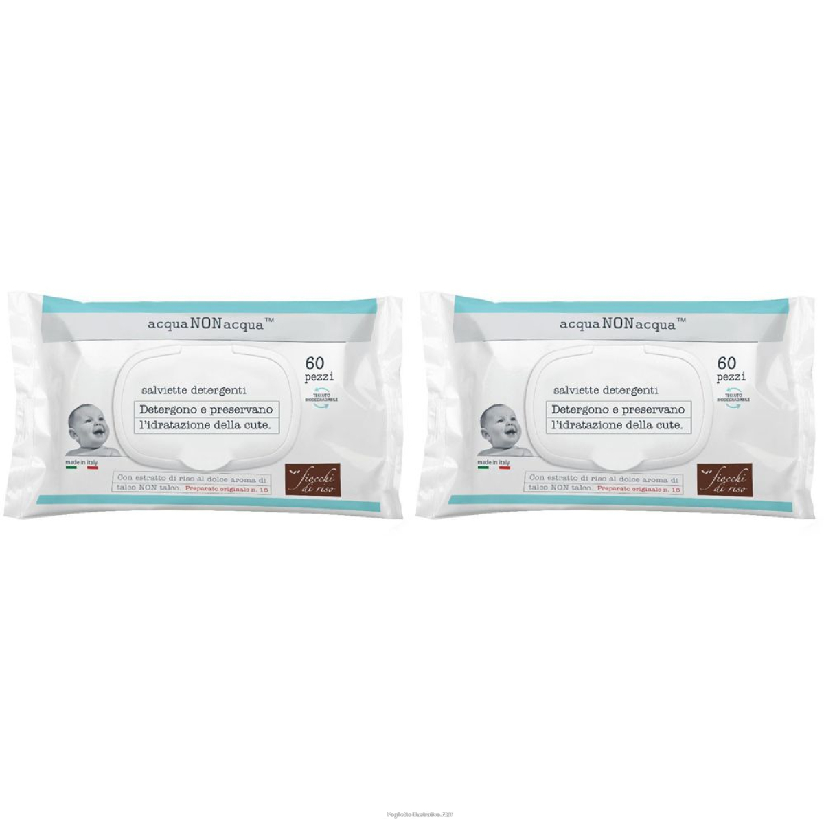 Cerca Offerte di acqua non acqua™ set da 2 2x1 pz salviette e acquista online