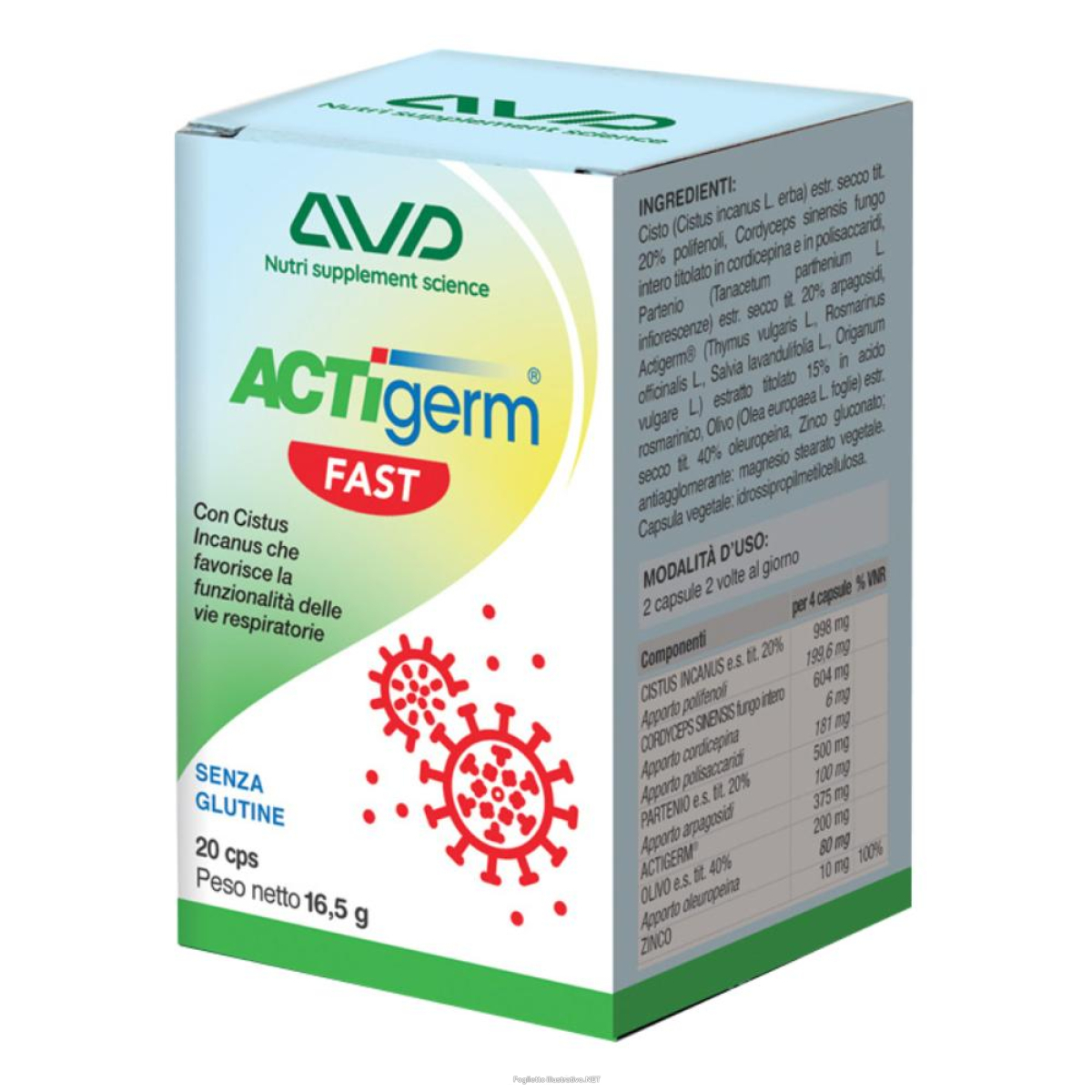 Cerca Offerte di actigerm fast 20 capsule e acquista online