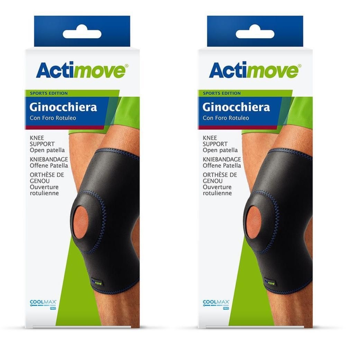 Cerca Offerte di Actimove sports edition, ginocchiera con foro rotuleo xxl 2x1 st e acquista online