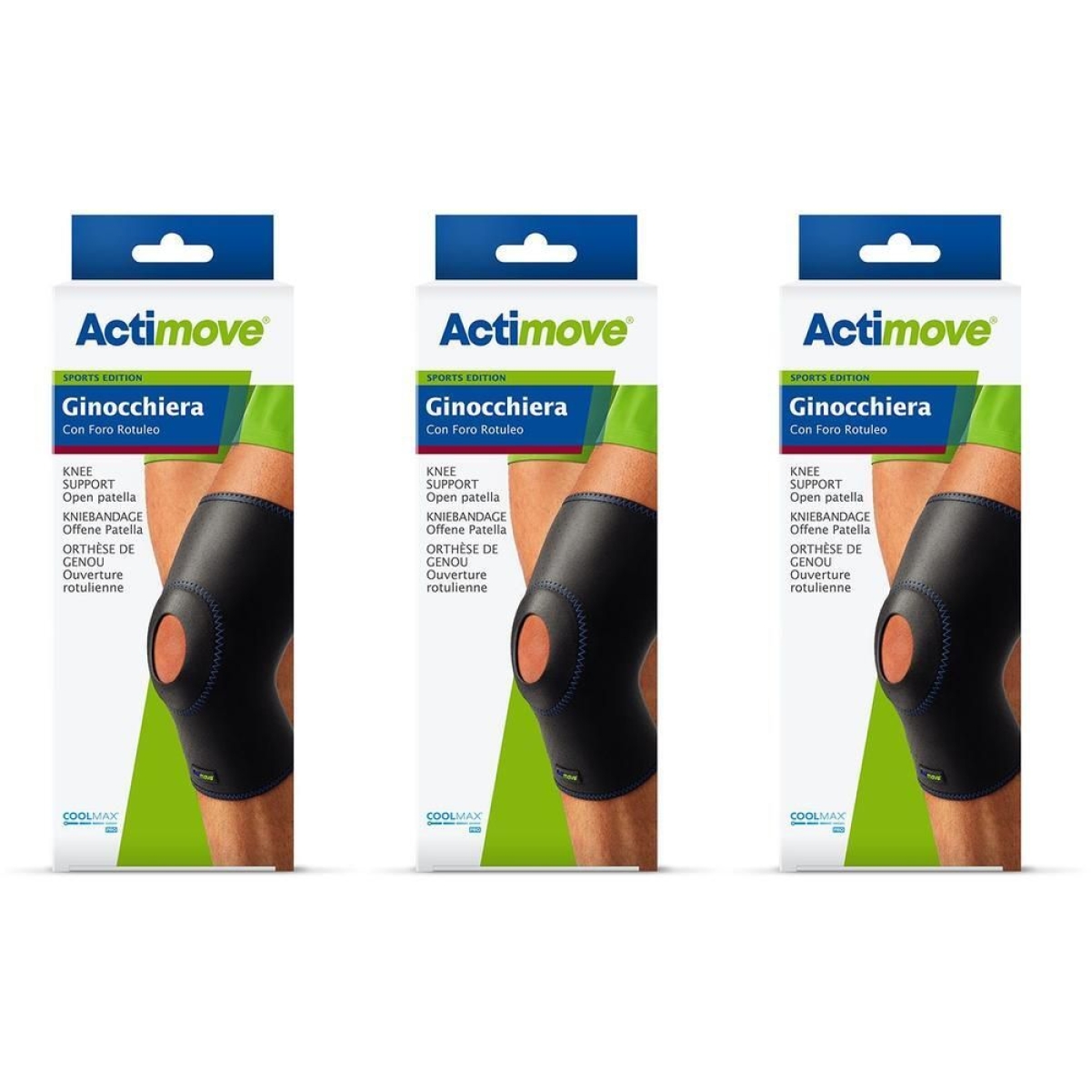 Cerca Offerte di Actimove sports edition, ginocchiera con foro rotuleo xxl 3x1 st e acquista online