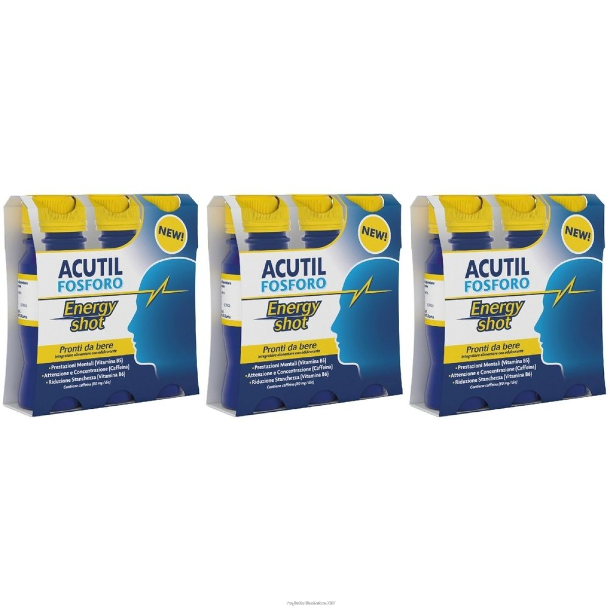 Cerca Offerte di acutil fosforo energy shot set da 3 3x3x60 ml bottiglie e acquista online