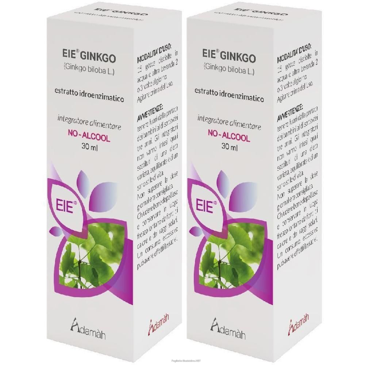 Cerca Offerte di adamàh eie ginkgo gocce 2x30 ml orali e acquista online