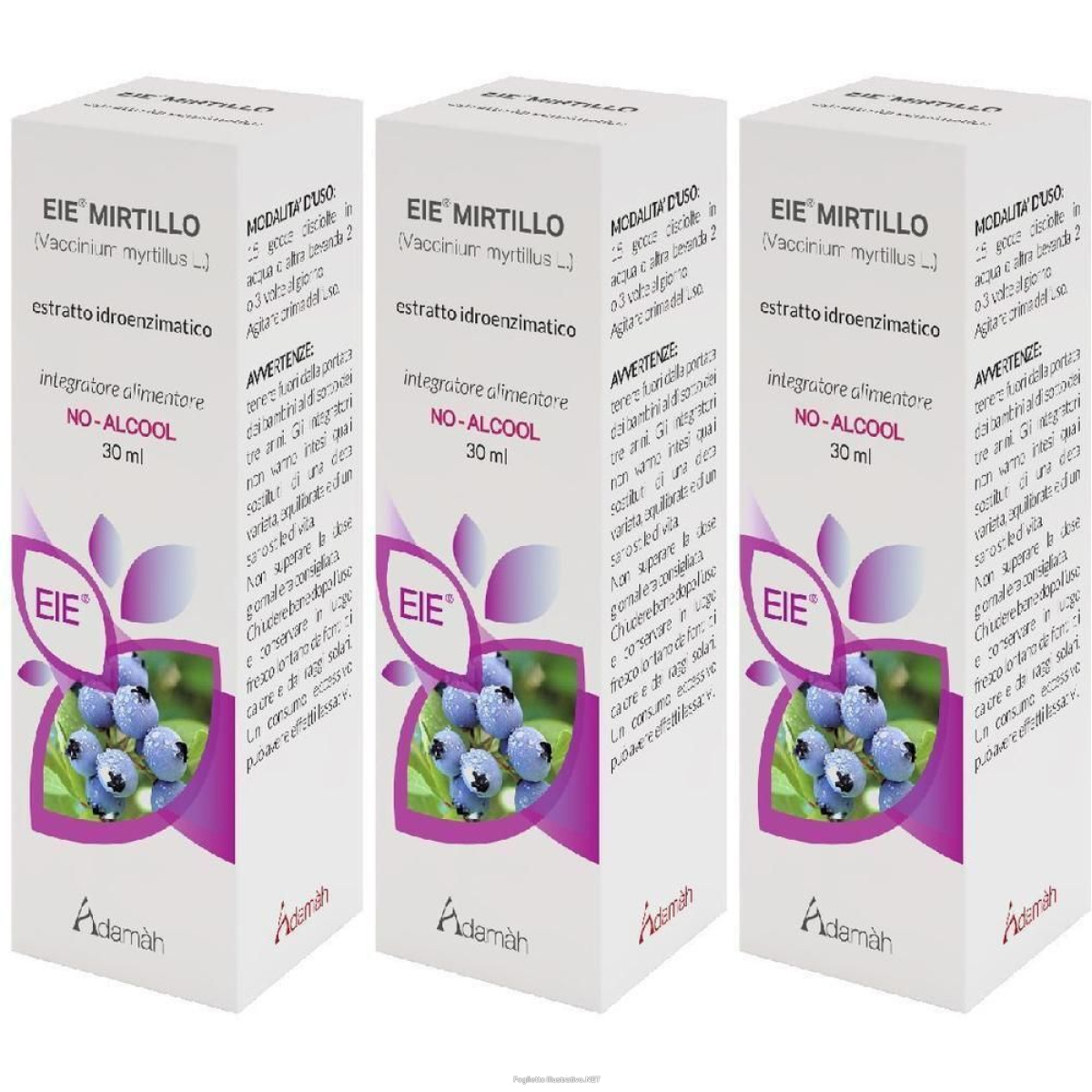 Cerca Offerte di Adamàh Eie Mirtillo Nero Gocce 3x30 ml Orali e acquista online
