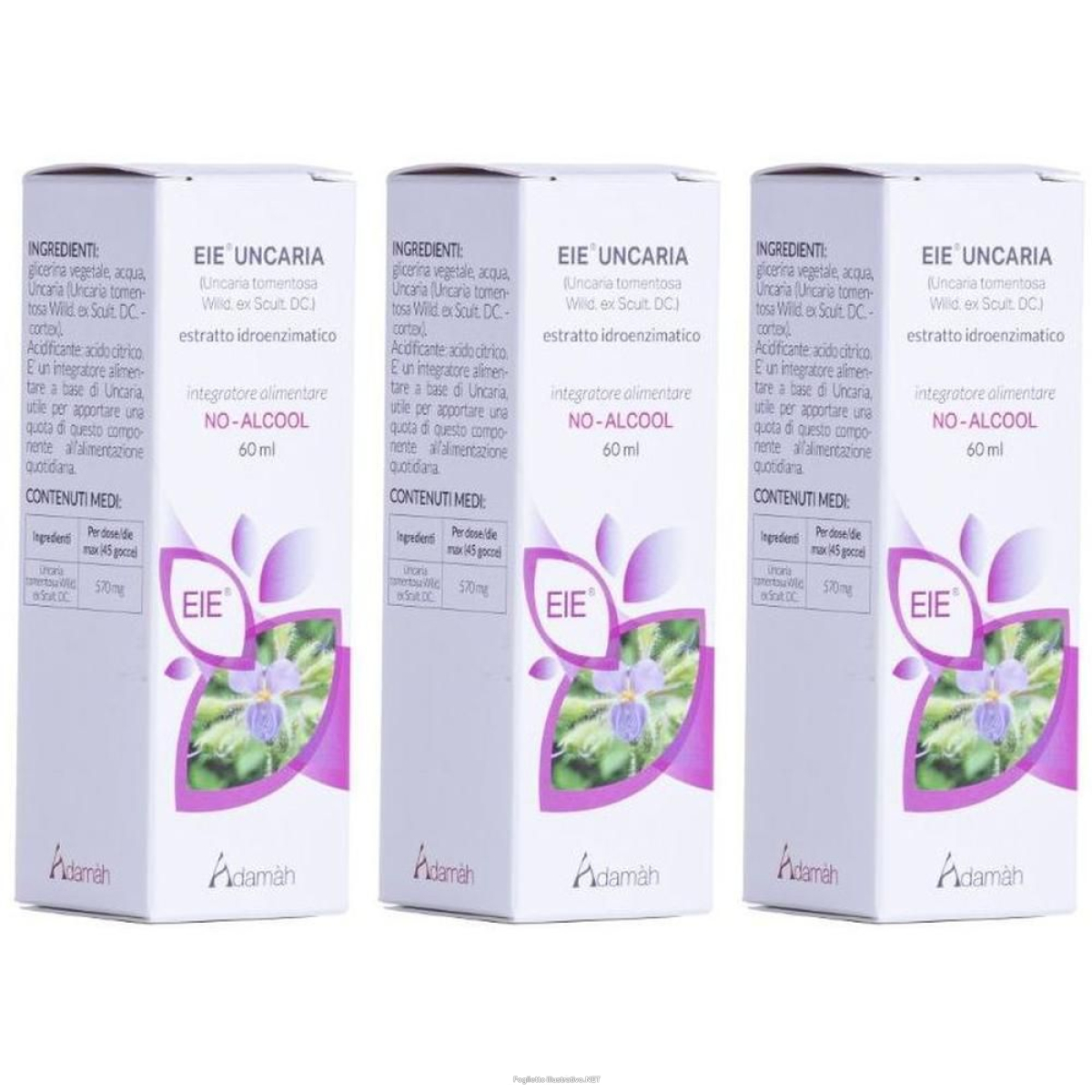 Cerca Offerte di adamàh eie uncaria gocce 3x60 ml orali e acquista online