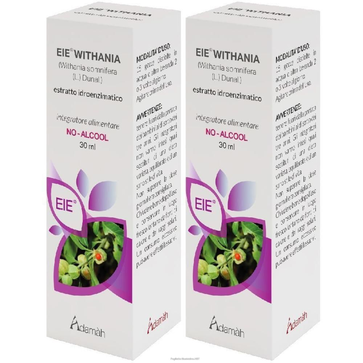 Cerca Offerte di adamàh eie whitania gocce 2x30 ml orali e acquista online