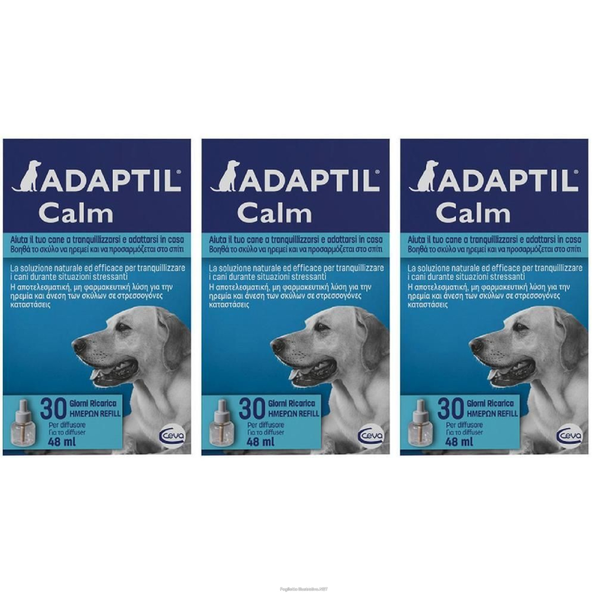 Cerca Offerte di adaptil calm ricarica flacone 48 ml 3x48 ml e acquista online