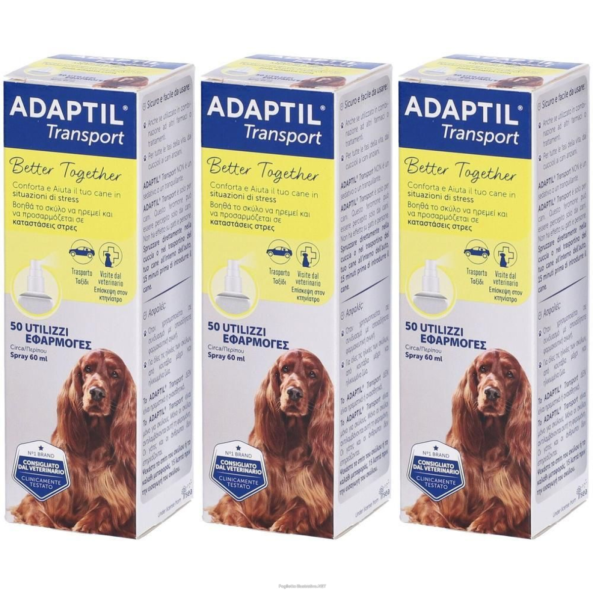 Cerca Offerte di adaptil transport spray 60 ml 3x60 ml e acquista online
