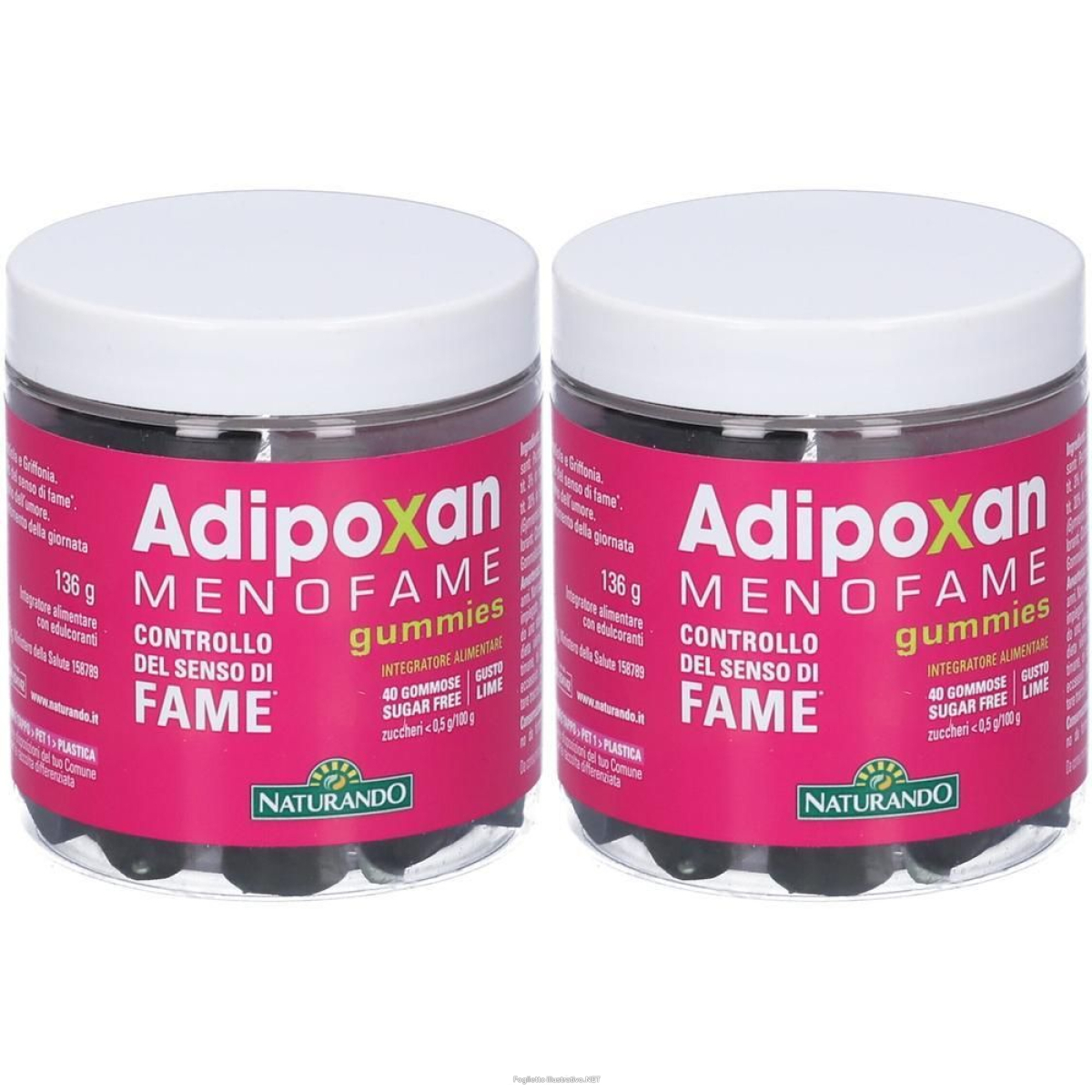 Cerca Offerte di adipoxan menofame 40 gummies 2x136 g caramelle e acquista online