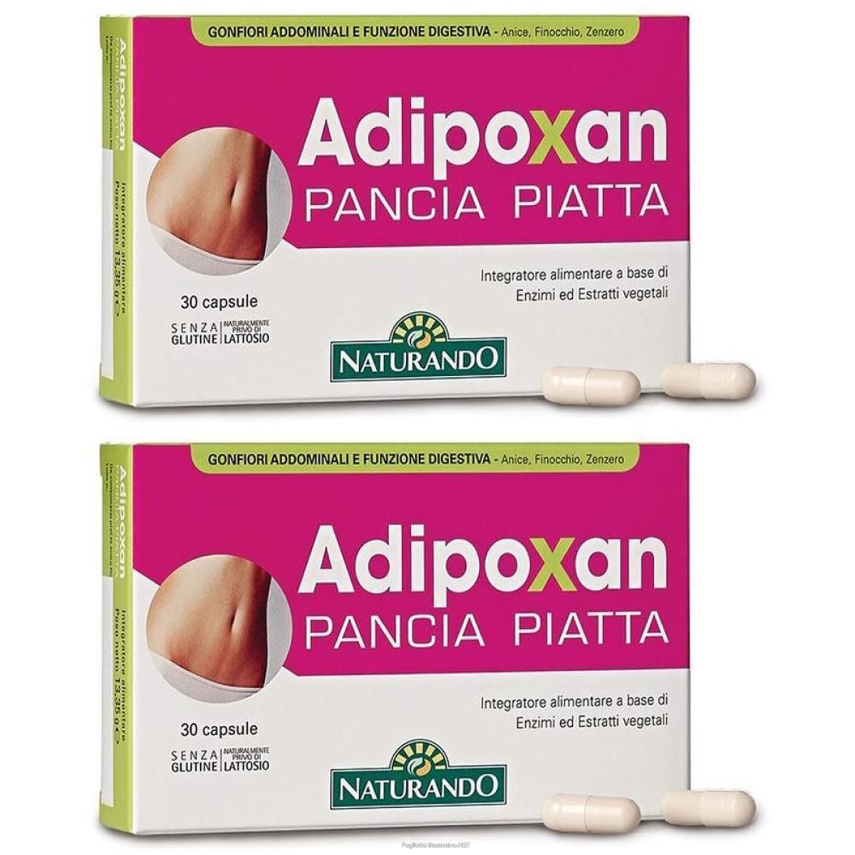Cerca Offerte di adipoxan pancia piatta 30 capsule 2x13,1 g e acquista online