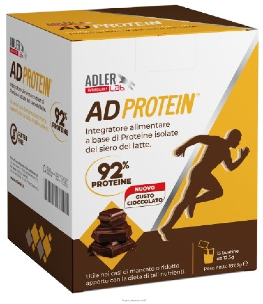 Cerca Offerte di adprotein integratore a base di proteine isolate gusto cioccolato polvere orale 15 bustine e acquista online