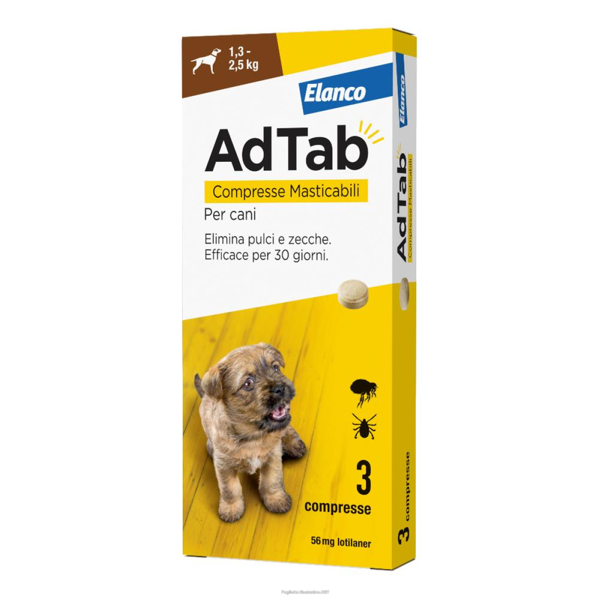 Cerca Offerte di adtab*3cpr 56mg cani 1,3-2,5kg e acquista online