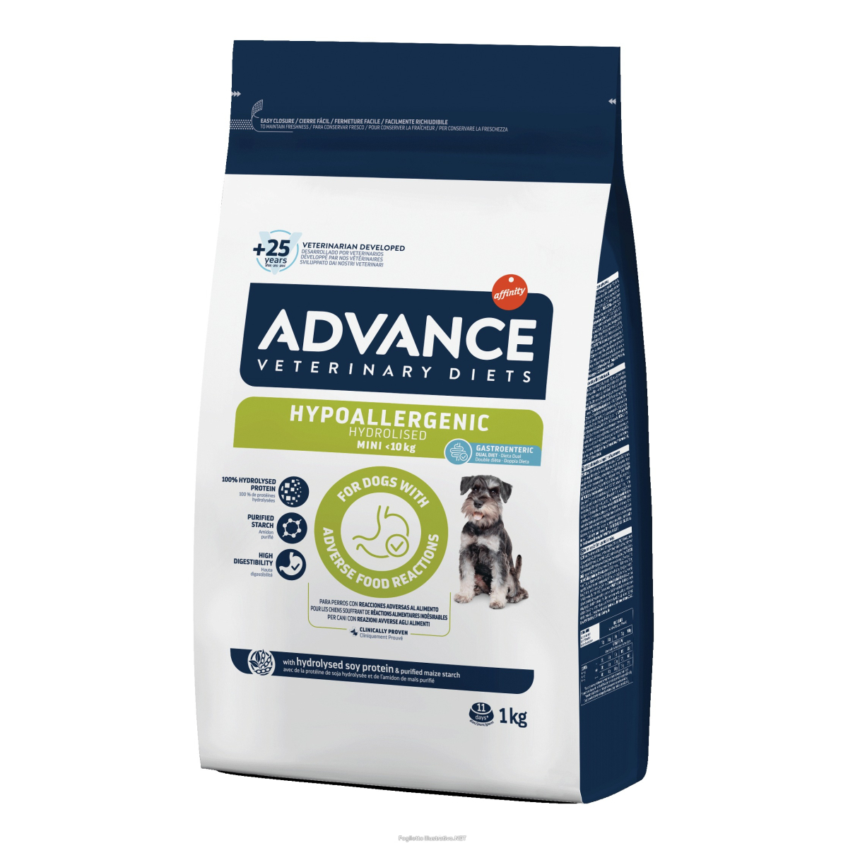 Cerca Offerte di advance cane diet hypoallergenic hydrolised mini 1kg e acquista online
