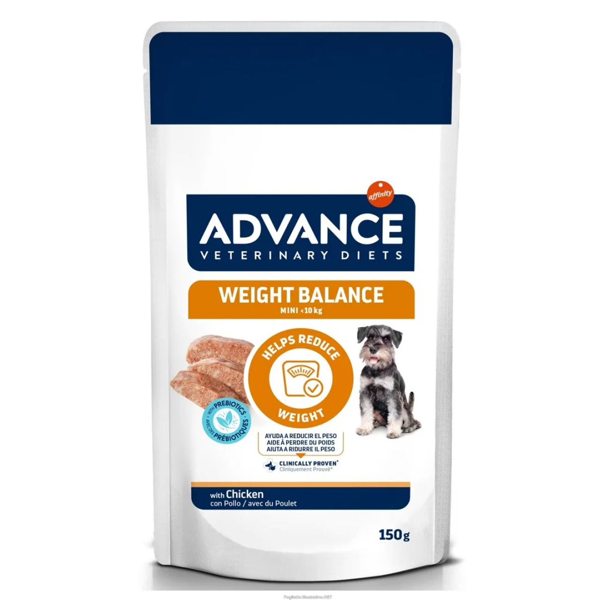 Cerca Offerte di advance cane diet weight balance 150gr (bustina) e acquista online