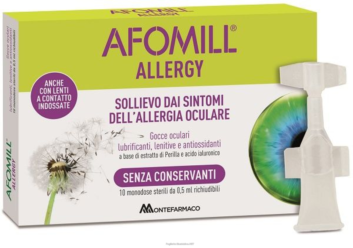Cerca Offerte di afomill allergy gocce oculari fiale richiudibili 10x0,5 ml oftal e acquista online