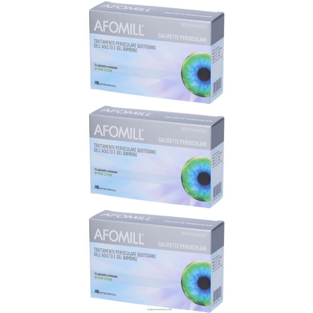 Cerca Offerte di afomill salviettine perioculari monouso 3x14 st e acquista online