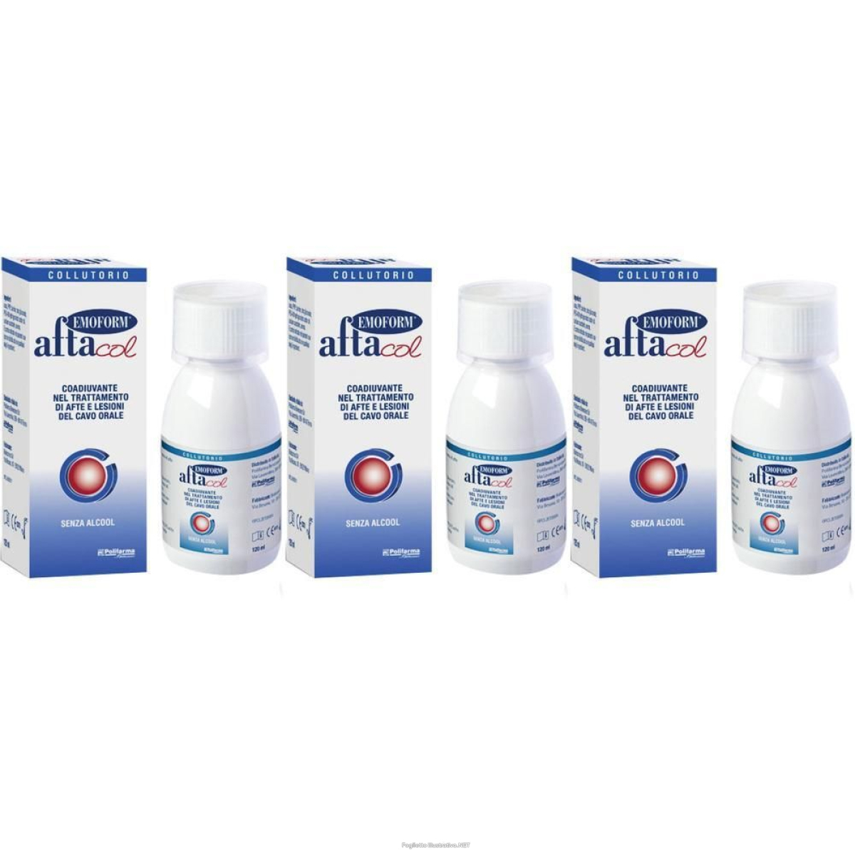 Cerca Offerte di aftacol emoform collutorio per igiene dentale 3x120 ml e acquista online