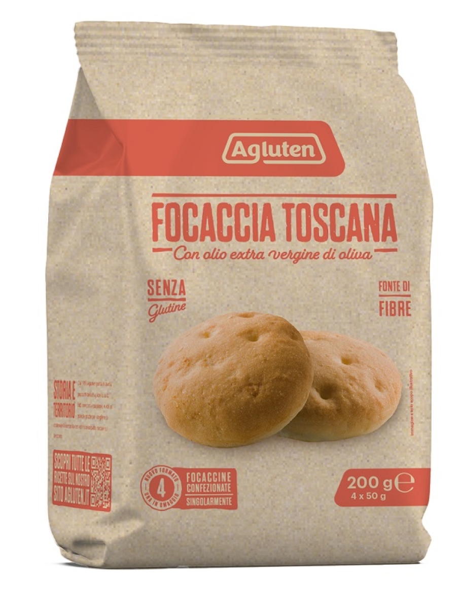 Cerca Offerte di Agluten focaccia toscana taglio prezzo 4 pezzi da 50 g naturalmente privo di lattosio e acquista online