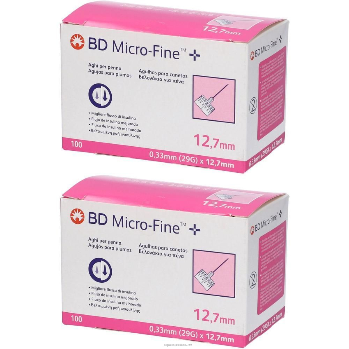 Cerca Offerte di ago per penna da insulina bd microfine iv gauge 29 12,7 mm 2x100 pz ag e acquista online