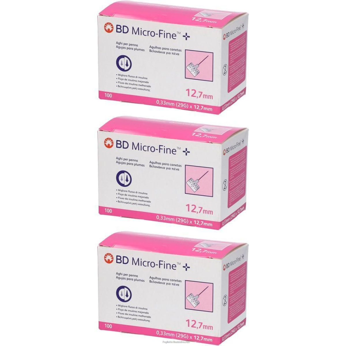 Cerca Offerte di ago per penna da insulina bd microfine iv gauge 29 12,7 mm 3x100 pz ag e acquista online