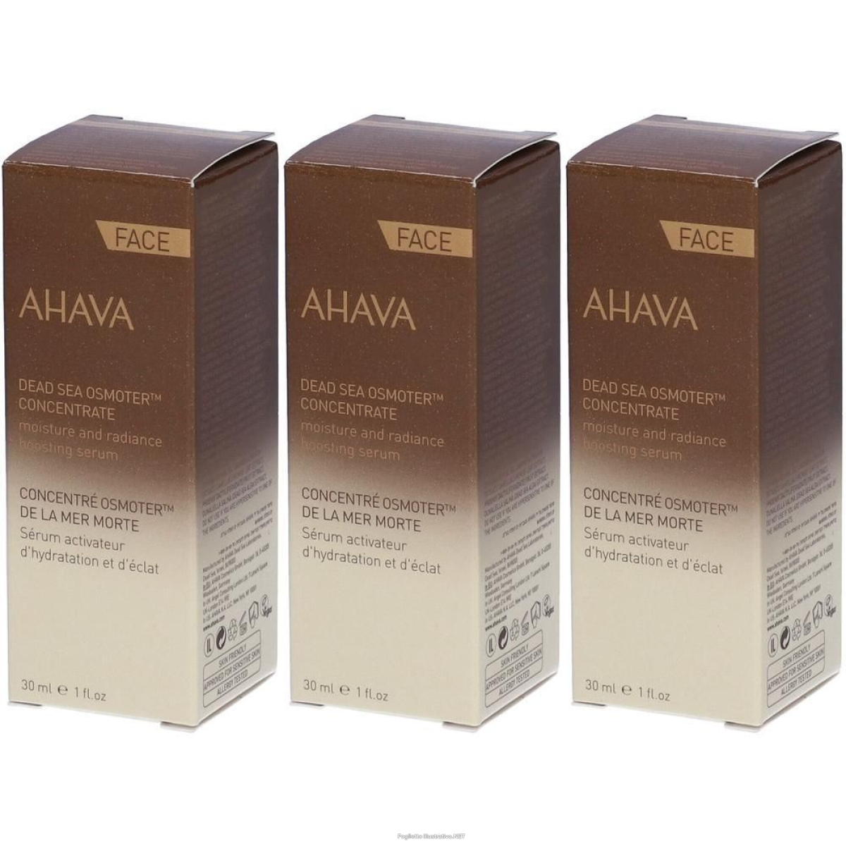 Cerca Offerte di ahava concentrato osmoter™ del mar morto 3x30 ml e acquista online