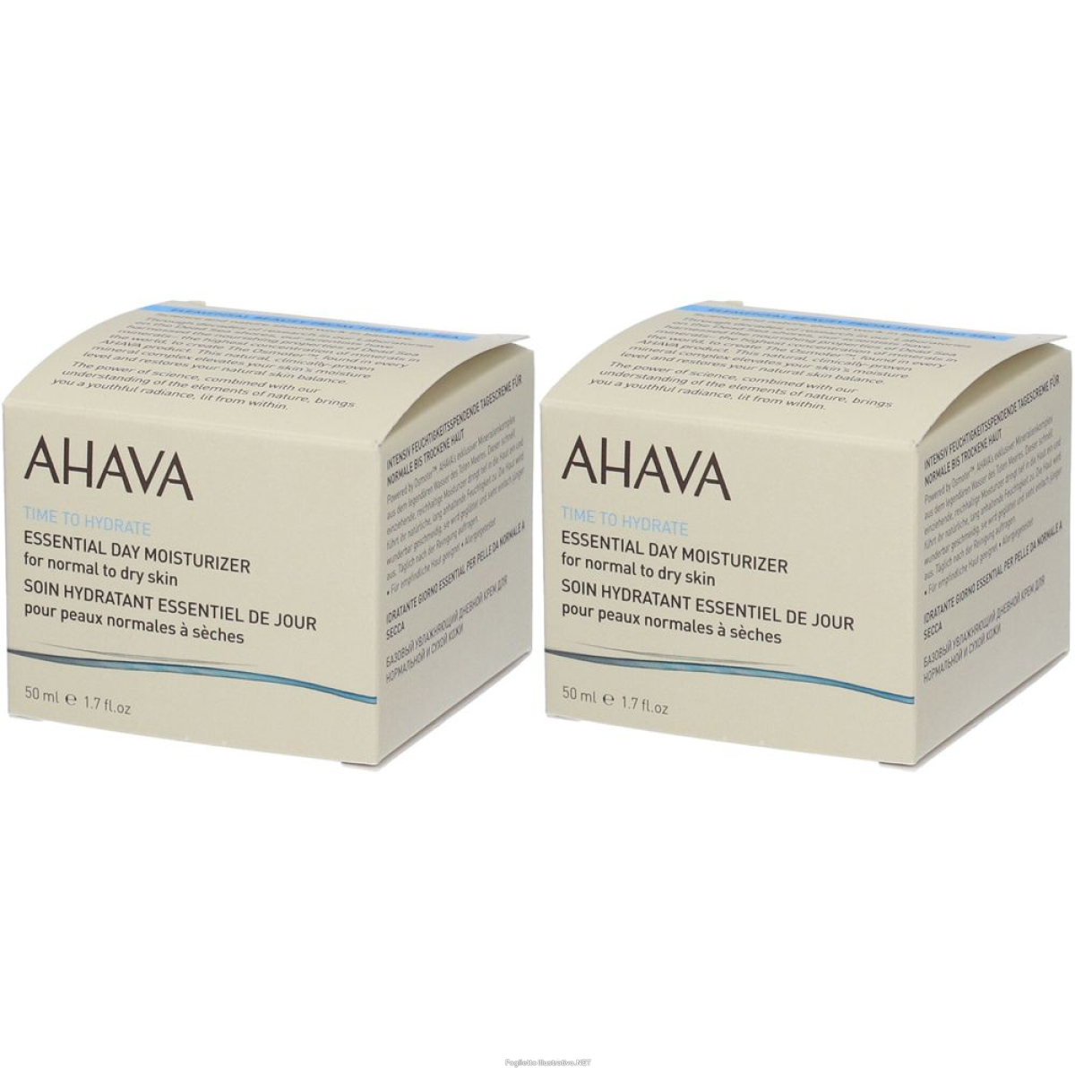 Cerca Offerte di ahava essential day moisturizer set da 2 2x50 ml crema giorno e acquista online
