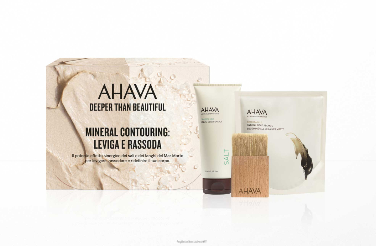 Cerca Offerte di ahava kit corpo mineral contouring fanghi 400g + sali liquidi 200ml + pennello e acquista online