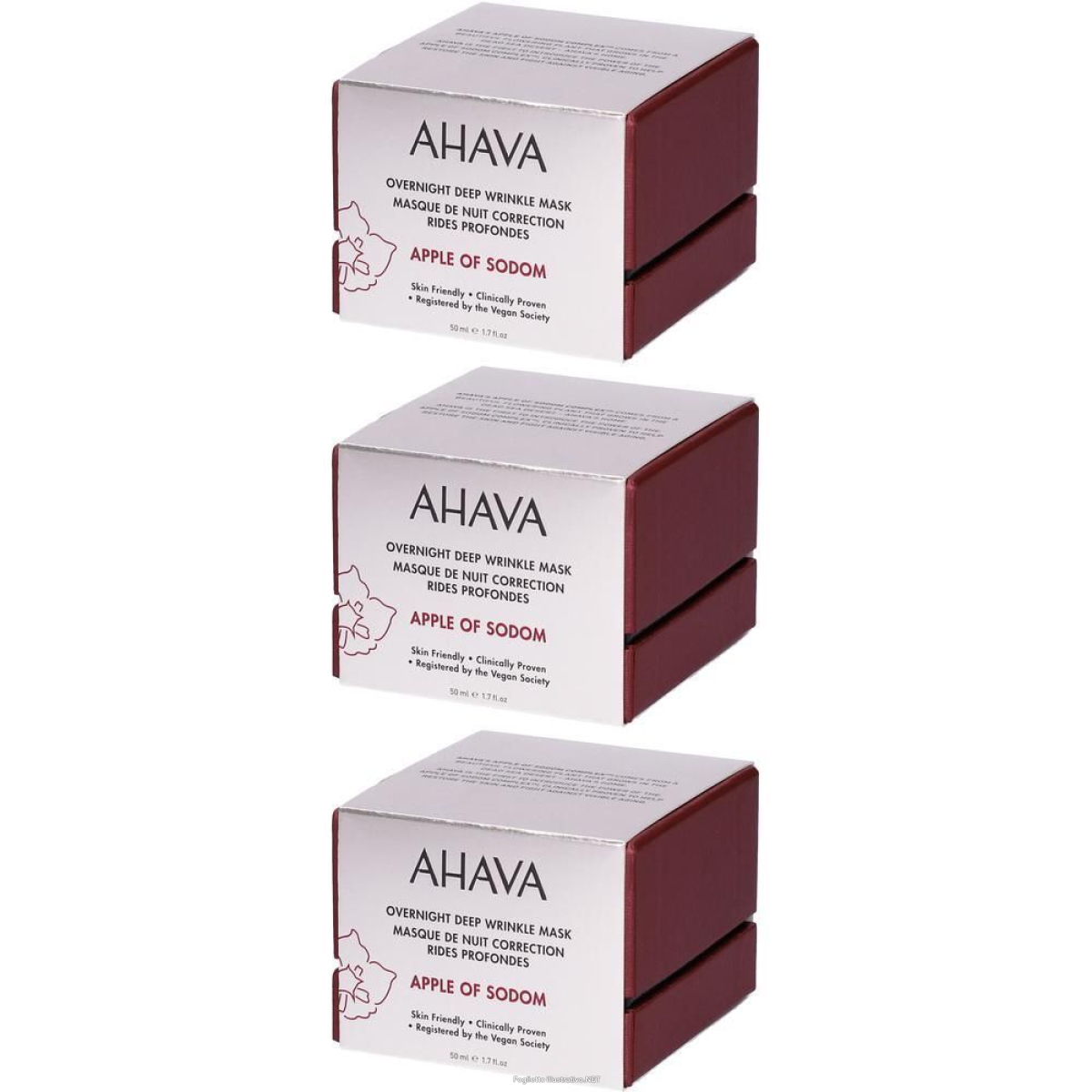 Cerca Offerte di ahava maschera notte per rughe profonde 3x50 ml e acquista online