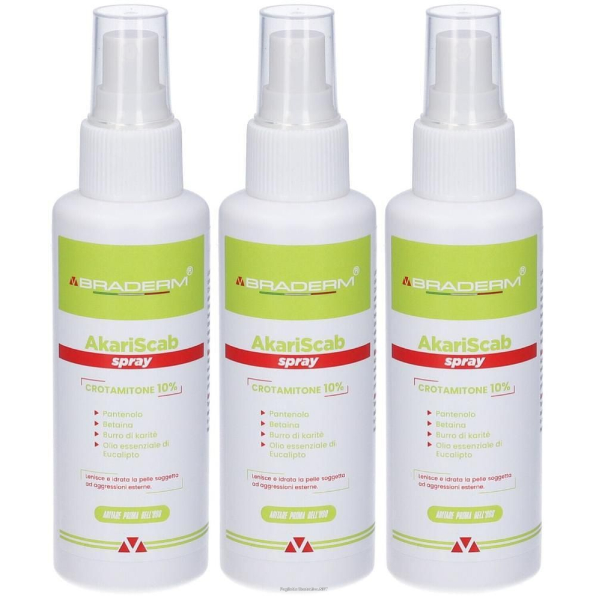 Cerca Offerte di akariscab spray 100 ml braderm 3x100 ml e acquista online