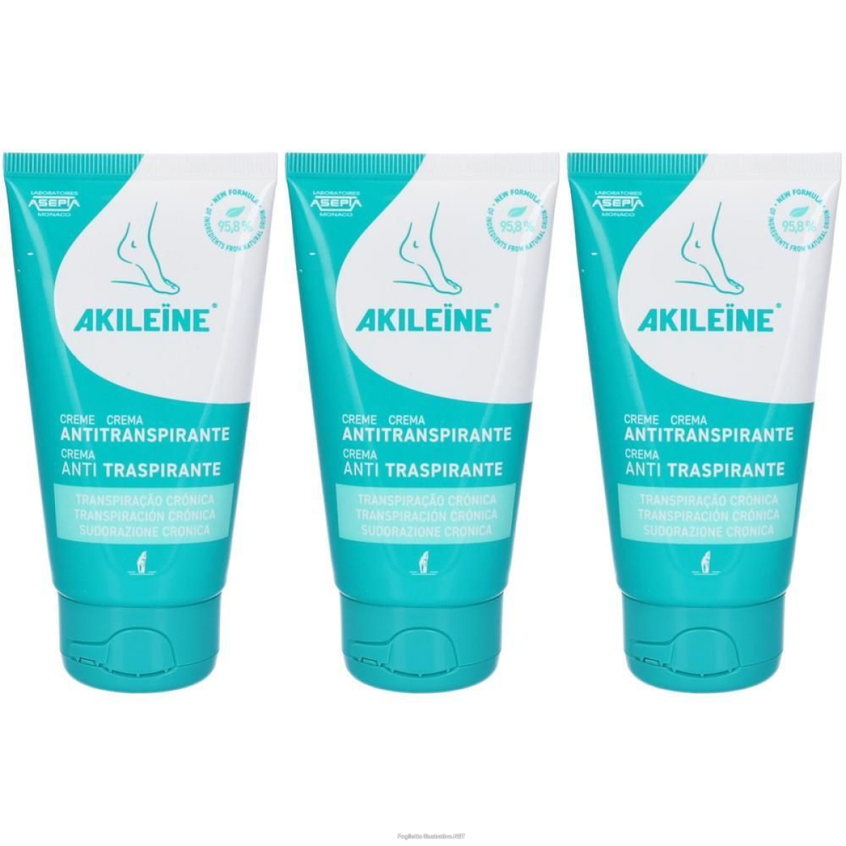 Cerca Offerte di akileine crema antitraspirante piedi 3x75 ml e acquista online