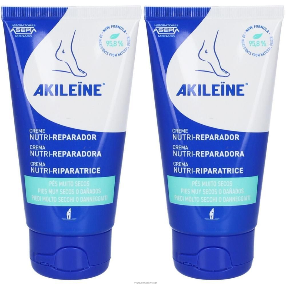 Cerca Offerte di akileine crema nutri-riparatrice piedi secchi 2x75 ml e acquista online