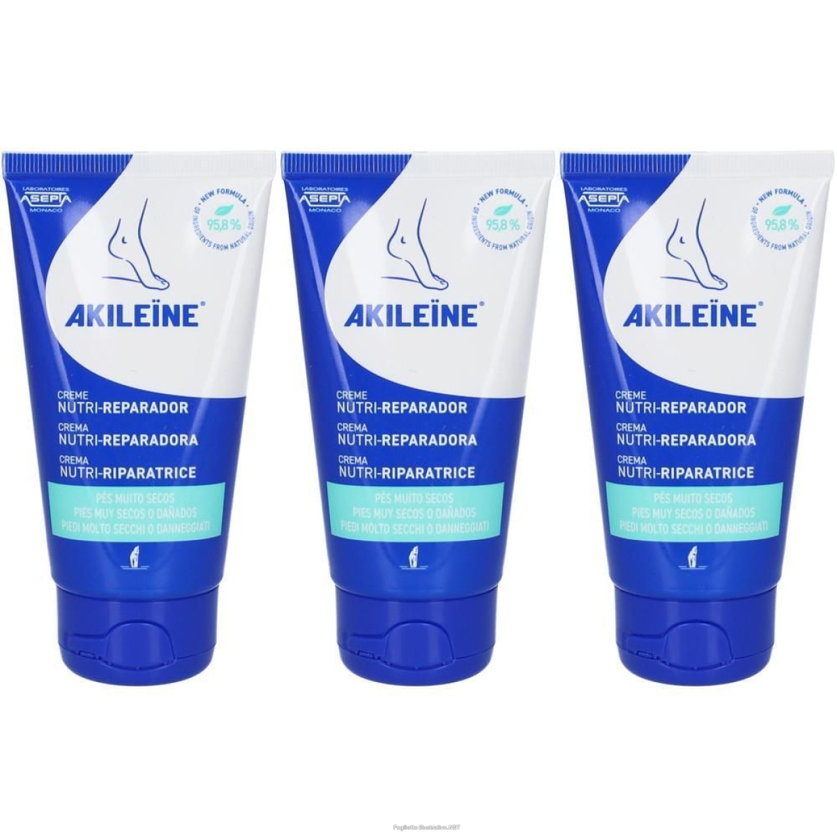 Cerca Offerte di akileine crema nutri-riparatrice piedi secchi 3x75 ml e acquista online