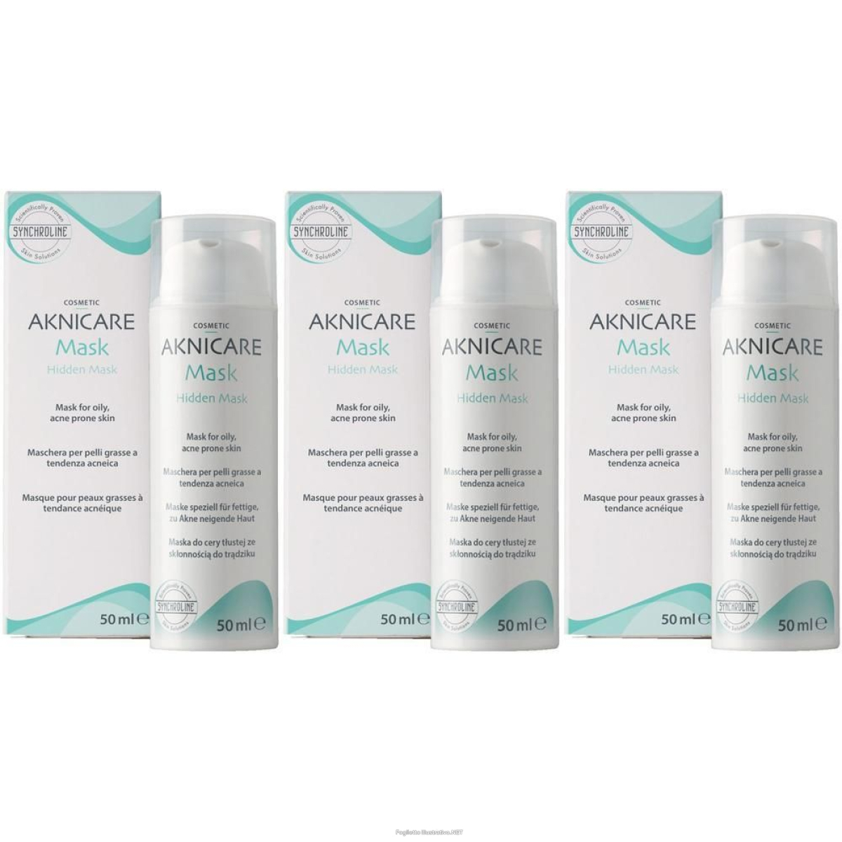 Cerca Offerte di aknicare mask hidden 50 ml 3x50 ml e acquista online
