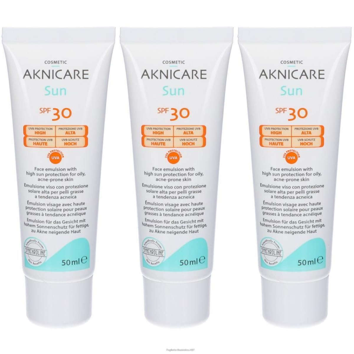 Cerca Offerte di aknicare sun spf 30 50 ml 3x50 ml emulsione e acquista online
