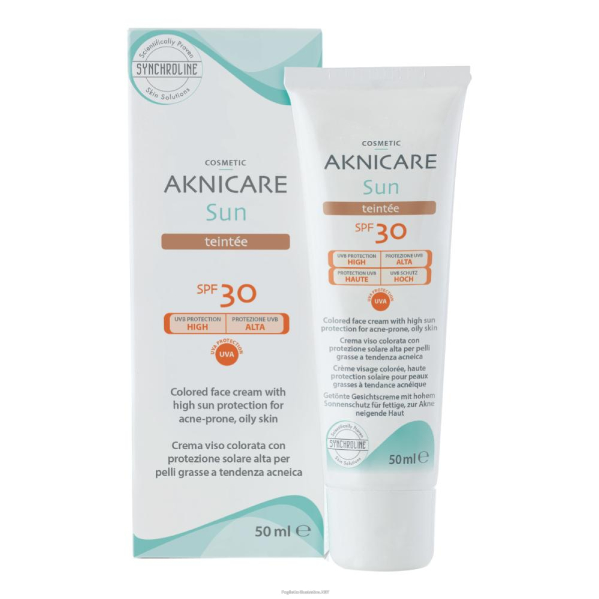 Cerca Offerte di aknicare sun teintee spf 30 50 ml e acquista online