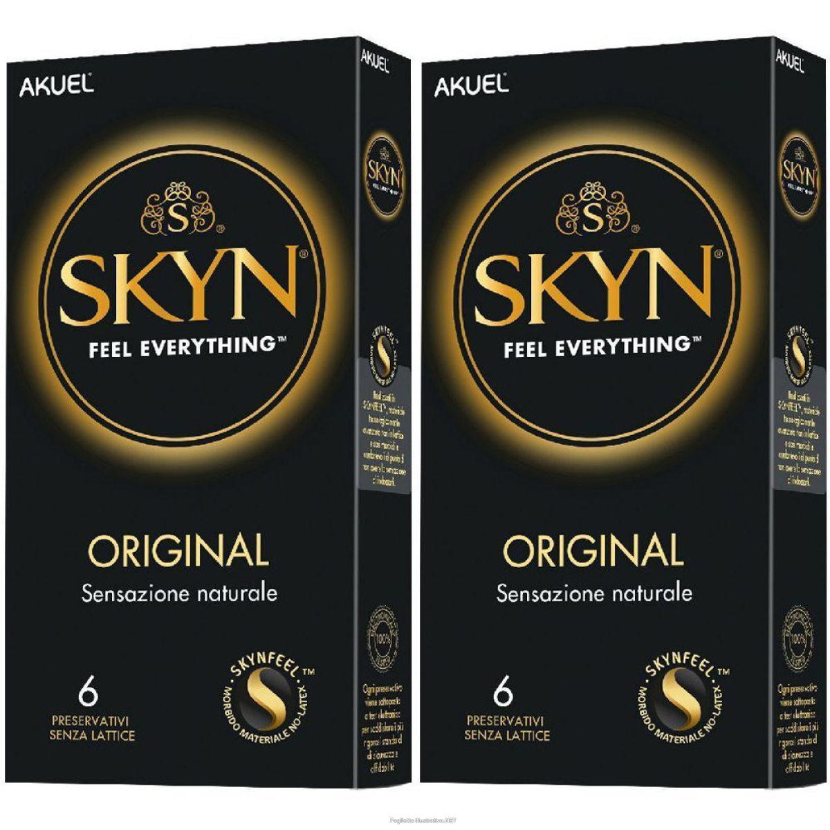 Cerca Offerte di akuel® skyn® original set da 2 2x6 pz preservativi e acquista online
