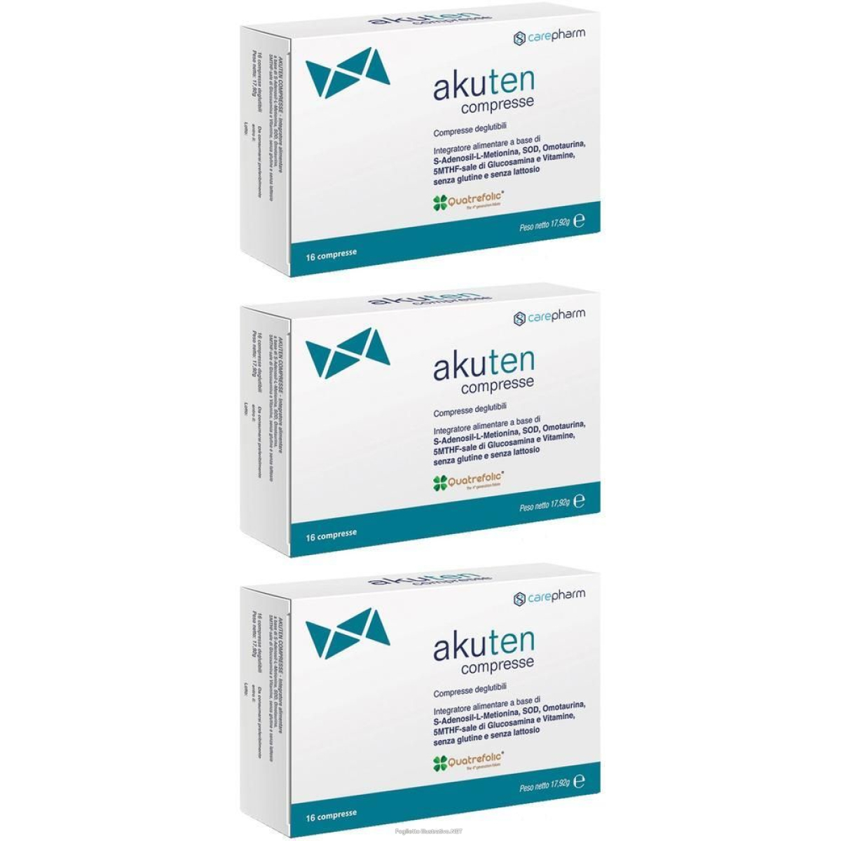 Cerca Offerte di akuten 16 compresse 3x17,92 g e acquista online