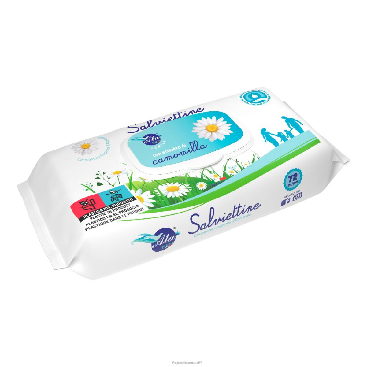 Cerca Offerte di ala baby salvietta camomilla 72 pezzi e acquista online