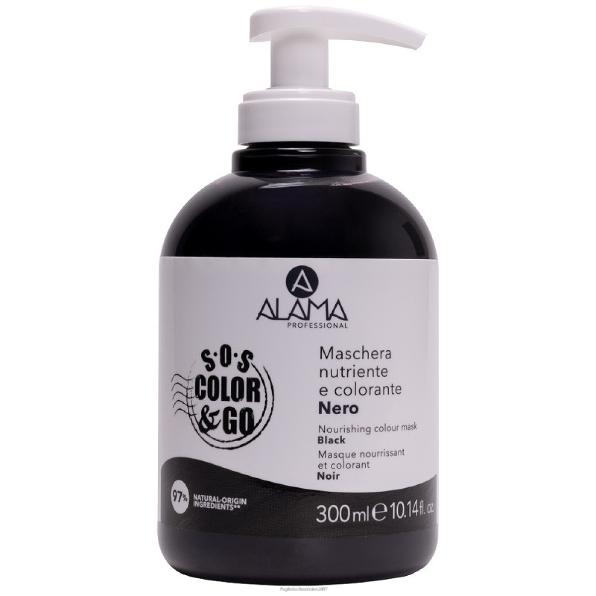 Cerca Offerte di alama maschera colorante nutriente tonalizzante nero 300 ml e acquista online