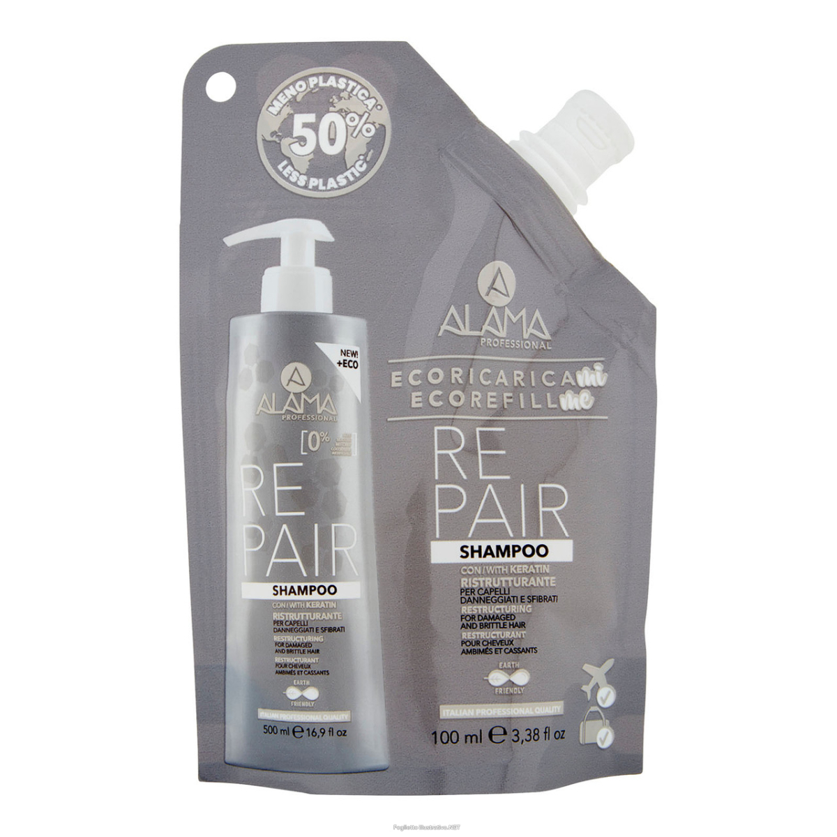 Cerca Offerte di alama repair refill shampoo capelli ristrutturante 100 ml e acquista online
