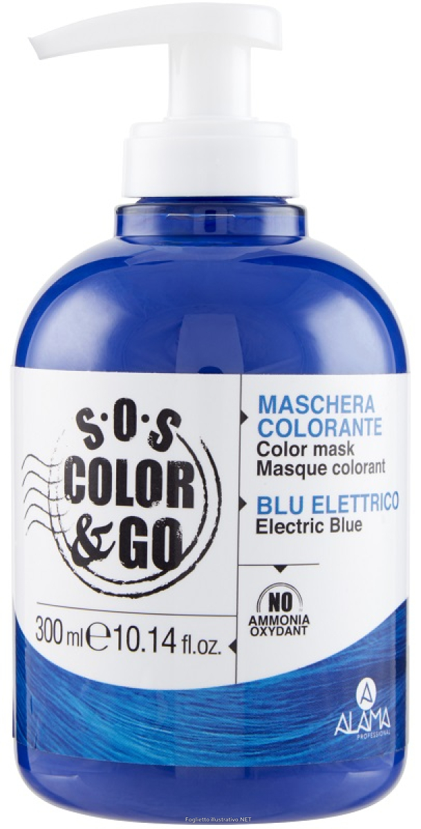 Cerca Offerte di alama - sos color & go - maschera colorata condizionante - blu elettrico e acquista online