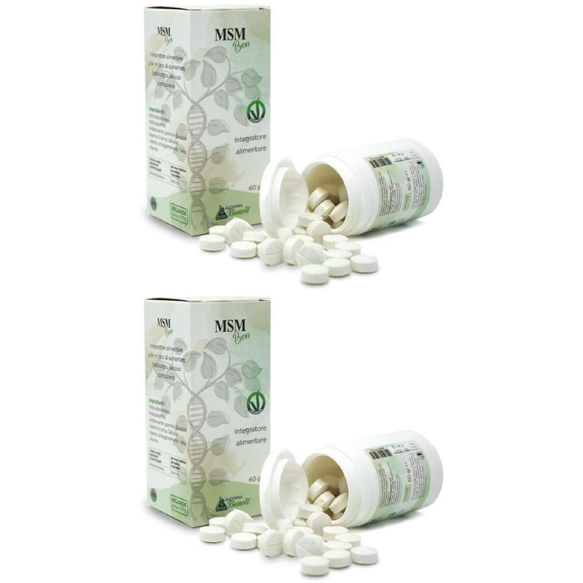 Cerca Offerte di Alchemia benoit msm ben tavolette 2x60 pz compresse masticabili e acquista online