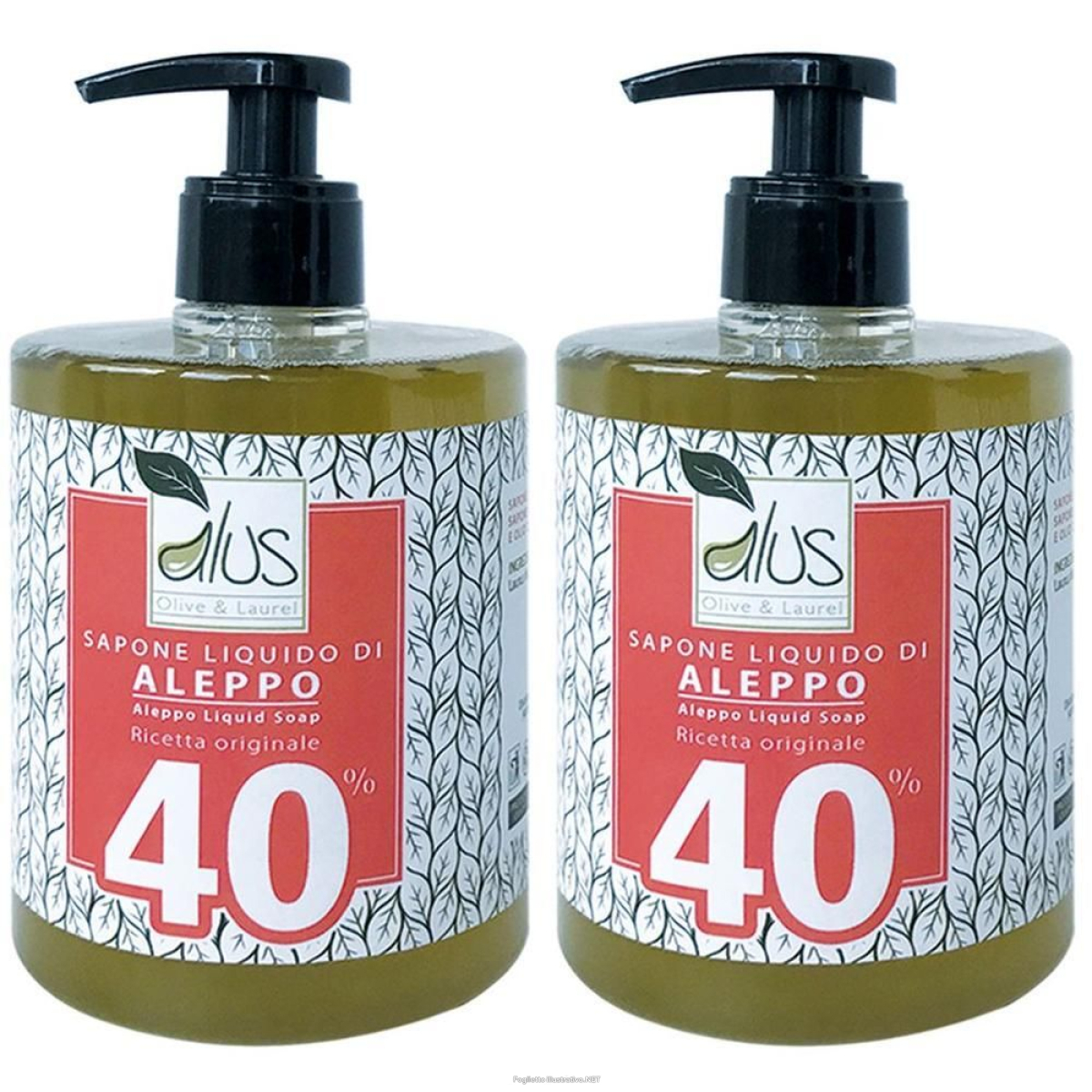 Cerca Offerte di aleppo sapone liquido 40% 500 ml 2x500 ml e acquista online