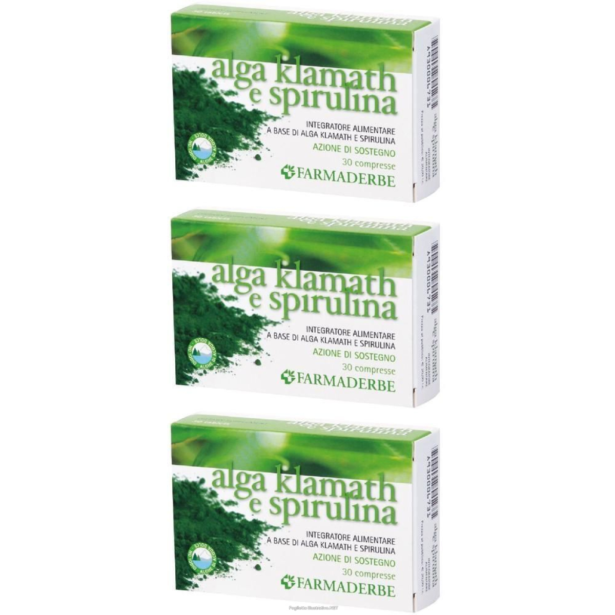 Cerca Offerte di alga klamath e spirulina 30 compresse 3x30 pz e acquista online