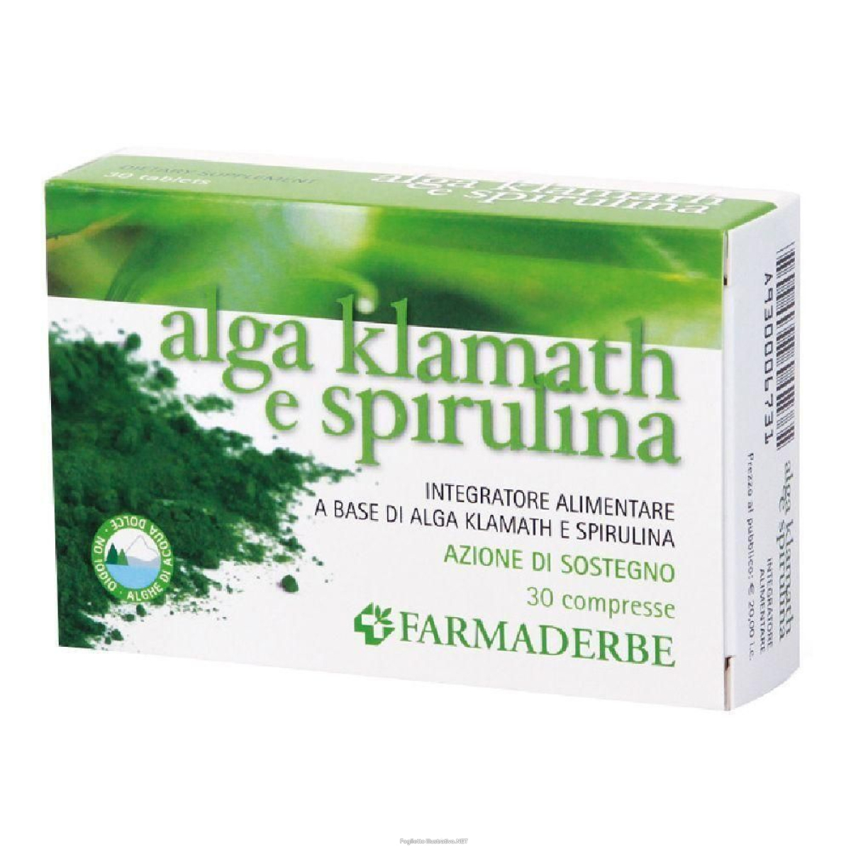 Cerca Offerte di alga klamath e spirulina 30 compresse 4x30 pz e acquista online