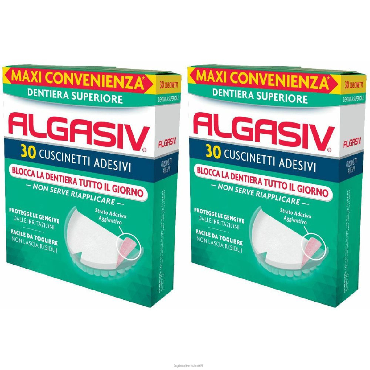 Cerca Offerte di algasiv® cuscinetti adesivi dentiera superiore set da 2 2x1 pz altro e acquista online