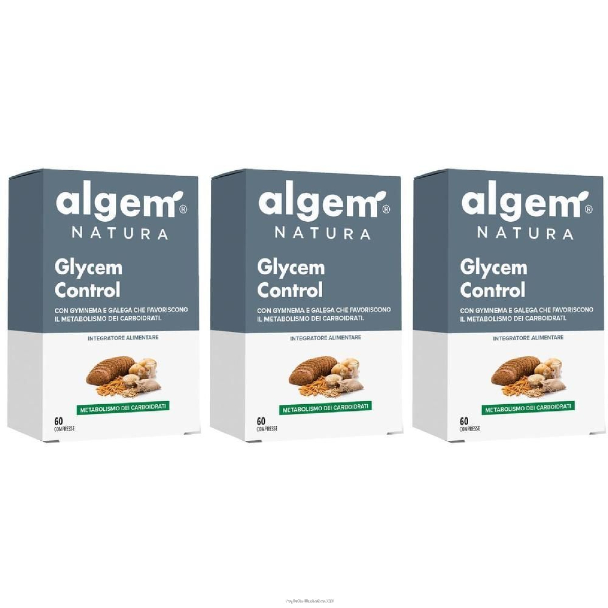 Cerca Offerte di algem natura glycem control compresse 3x60 pz e acquista online