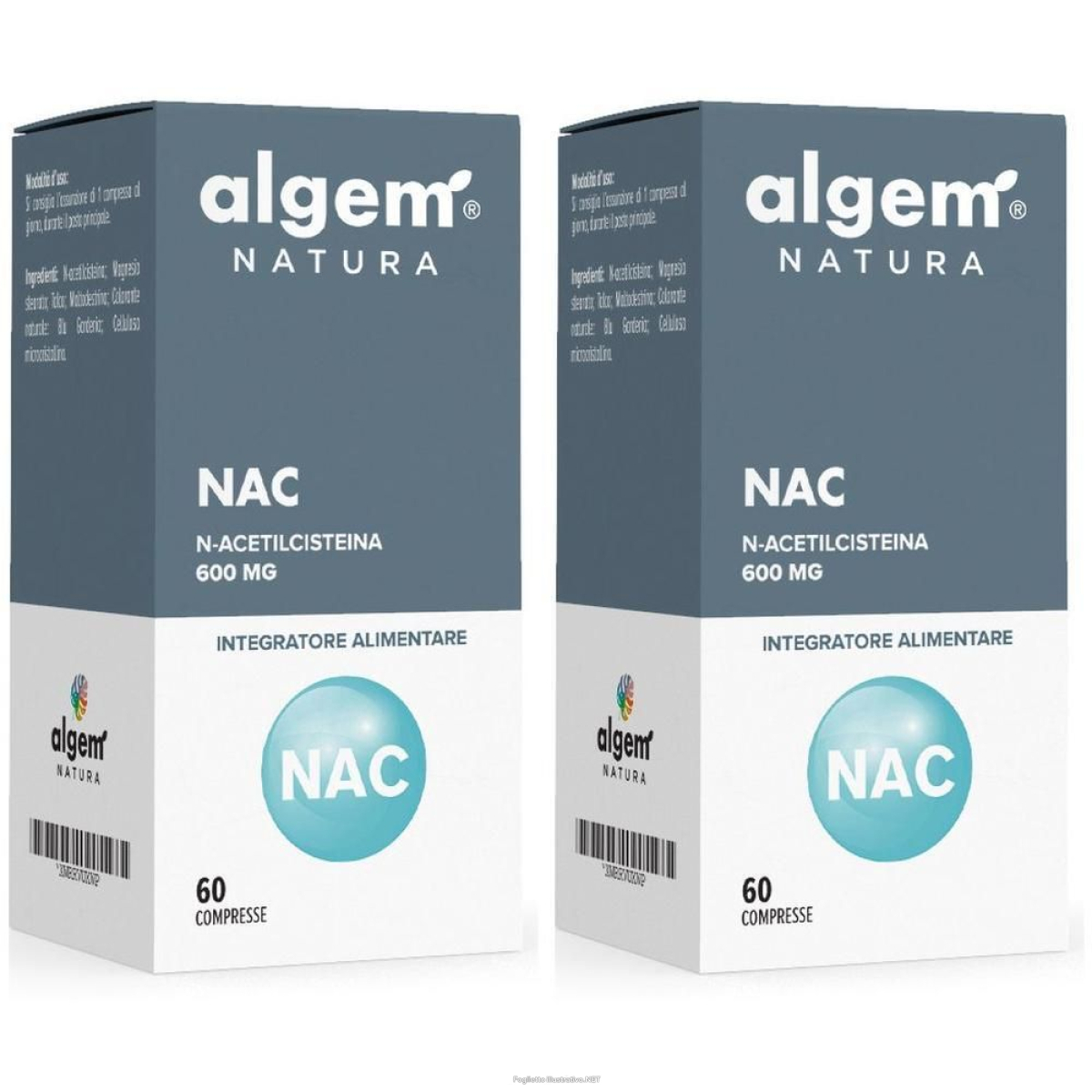 Cerca Offerte di algem natura nac n-acetilcisteina 2x36 g compresse e acquista online
