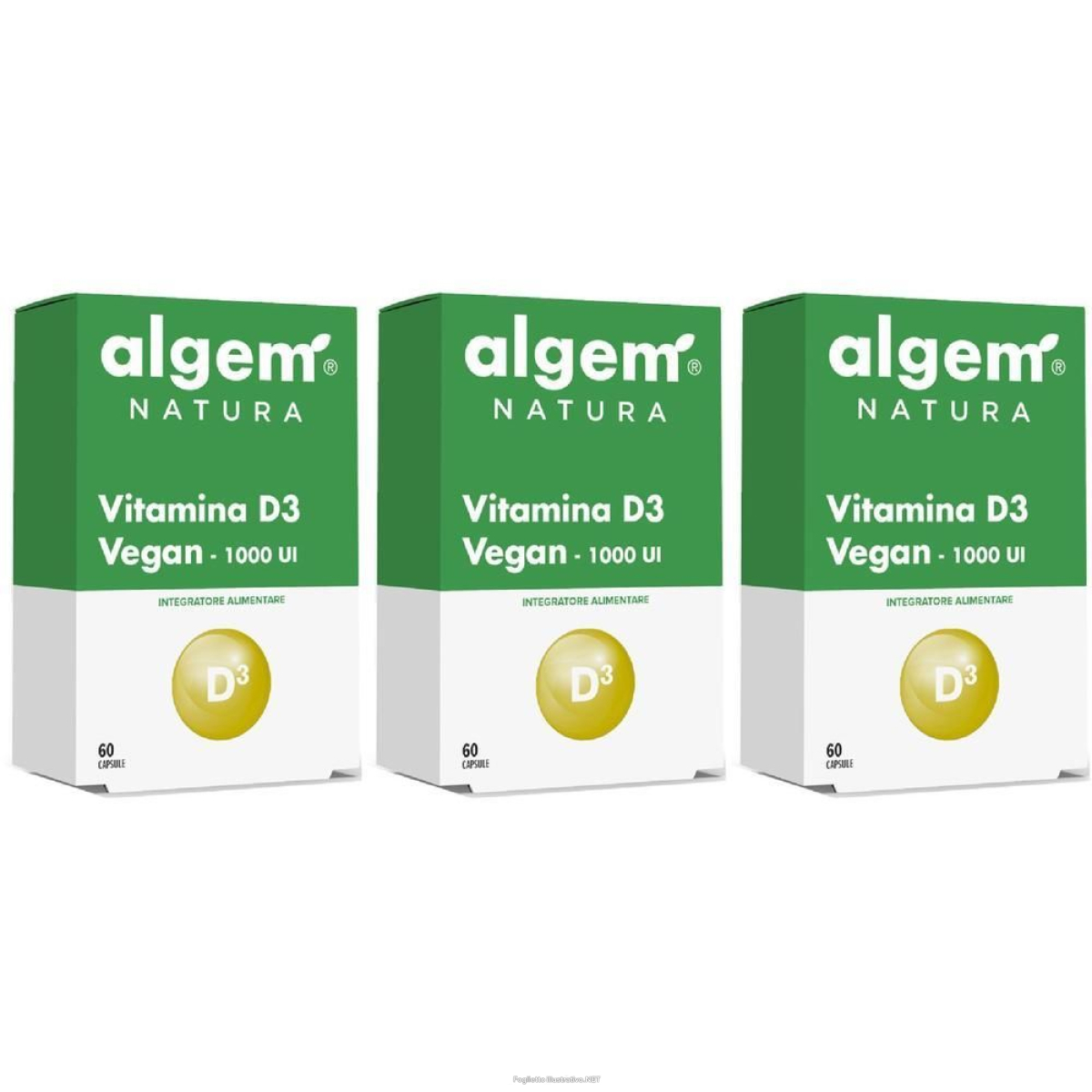 Cerca Offerte di algem natura vitamina d3 vegan 1000 ui capsule 3x60 pz e acquista online
