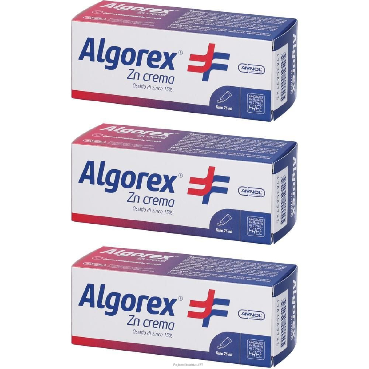 Cerca Offerte di algorex zn crema con ossido di zinco 15% 3x75 ml e acquista online