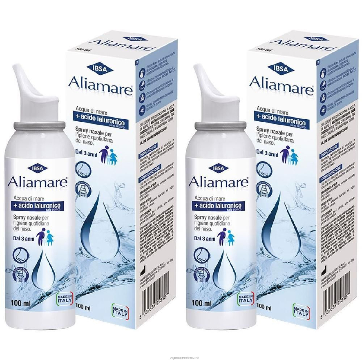Cerca Offerte di aliamare® spray nasale soluzione isotonica 2x100 ml e acquista online
